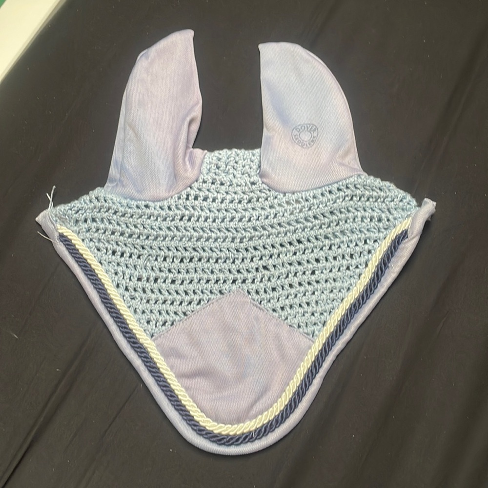 Ear bonnet. Lightly used. Some discoloration on back.